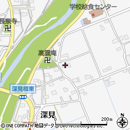 静岡県袋井市深見738周辺の地図