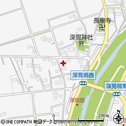 静岡県袋井市深見2191周辺の地図