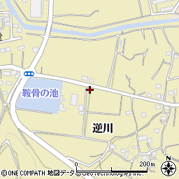 静岡県掛川市逆川423-1周辺の地図