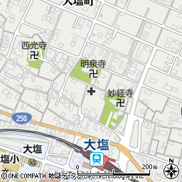 兵庫県姫路市大塩町336周辺の地図