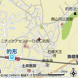 兵庫県姫路市的形町的形282周辺の地図