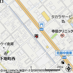 愛知県豊橋市下地町門周辺の地図