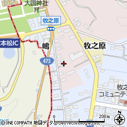 静岡県牧之原市勝田2035-24周辺の地図