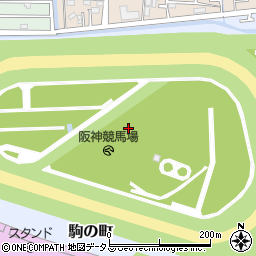 阪神競馬場周辺の地図