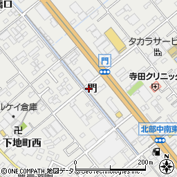 愛知県豊橋市下地町門46周辺の地図