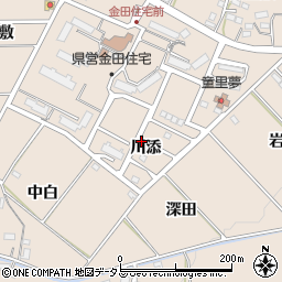 愛知県豊橋市石巻町（川添）周辺の地図