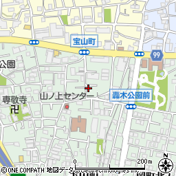 大阪府豊中市宝山町3-20周辺の地図