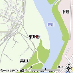 愛知県豊橋市大村町東川原周辺の地図