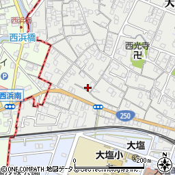 兵庫県姫路市大塩町272周辺の地図