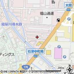 大阪府寝屋川市豊里町46周辺の地図