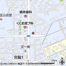 静岡銀行掛川東支店周辺の地図