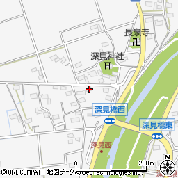 静岡県袋井市深見2202周辺の地図