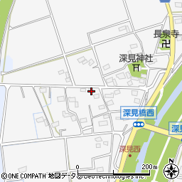 静岡県袋井市深見2190周辺の地図