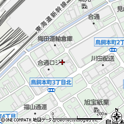 株式会社大阪西物流周辺の地図