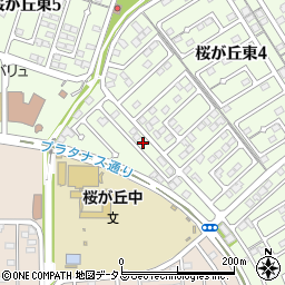 岡山県赤磐市桜が丘東4丁目4-160周辺の地図