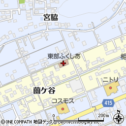 掛川市社会福祉協議会　東部ふくしあ事務所周辺の地図
