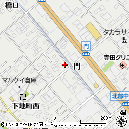 愛知県豊橋市下地町門68周辺の地図