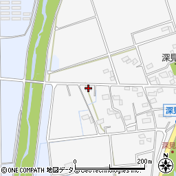 静岡県袋井市深見2180周辺の地図