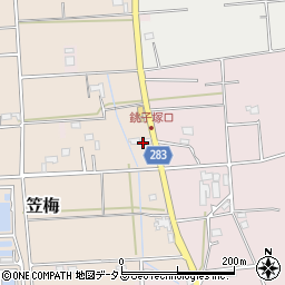 静岡県磐田市大久保314周辺の地図