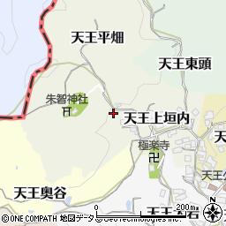 京都府京田辺市天王高ケ峯7周辺の地図