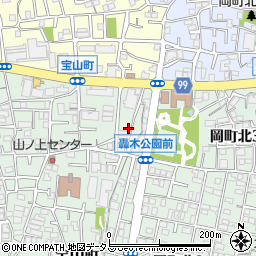 大阪府豊中市宝山町2-9周辺の地図