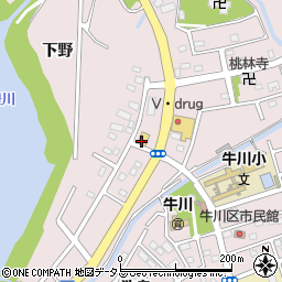 珈琲屋らんぷ 豊橋牛川店周辺の地図