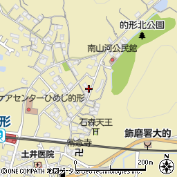 兵庫県姫路市的形町的形270周辺の地図