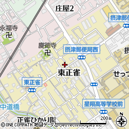 大阪府摂津市東正雀16-10周辺の地図