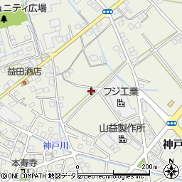 静岡県榛原郡吉田町神戸2970周辺の地図