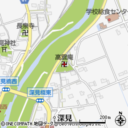 静岡県袋井市深見1008周辺の地図