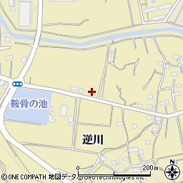 静岡県掛川市逆川468周辺の地図