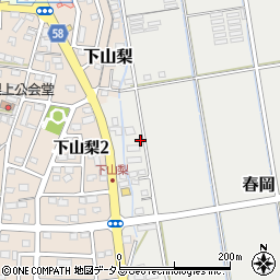 静岡県袋井市春岡1105周辺の地図