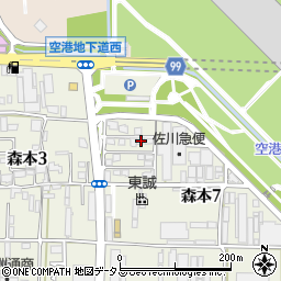 兵庫県伊丹市森本7丁目51周辺の地図