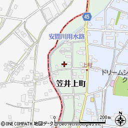 静岡県浜松市中央区笠井上町106周辺の地図