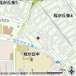 岡山県赤磐市桜が丘東4丁目4-161周辺の地図