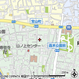 大阪府豊中市宝山町3-26周辺の地図