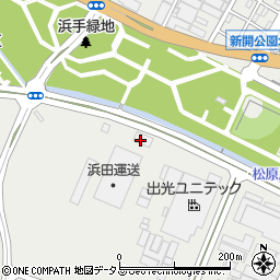浜田運送新開倉庫周辺の地図