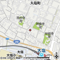 兵庫県姫路市大塩町322周辺の地図