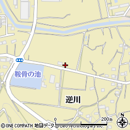 静岡県掛川市逆川472周辺の地図