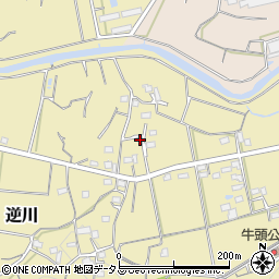 静岡県掛川市逆川703周辺の地図