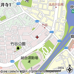 吹田コープマンション管理組合　事務所周辺の地図