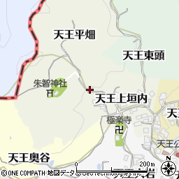 京都府京田辺市天王高ケ峯周辺の地図