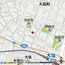 兵庫県姫路市大塩町255周辺の地図