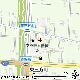 静岡県浜松市中央区東三方町277周辺の地図