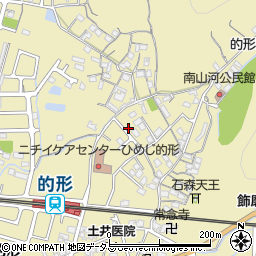 兵庫県姫路市的形町的形283周辺の地図