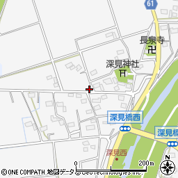 静岡県袋井市深見2079周辺の地図