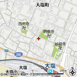 兵庫県姫路市大塩町329周辺の地図