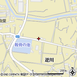 静岡県掛川市逆川474周辺の地図