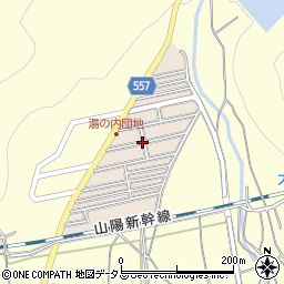 兵庫県赤穂市湯の内周辺の地図