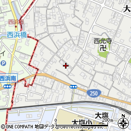 兵庫県姫路市大塩町274-2周辺の地図